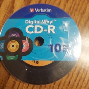 Verbatim Digital Vinyl CD-R 10 Pack - Black